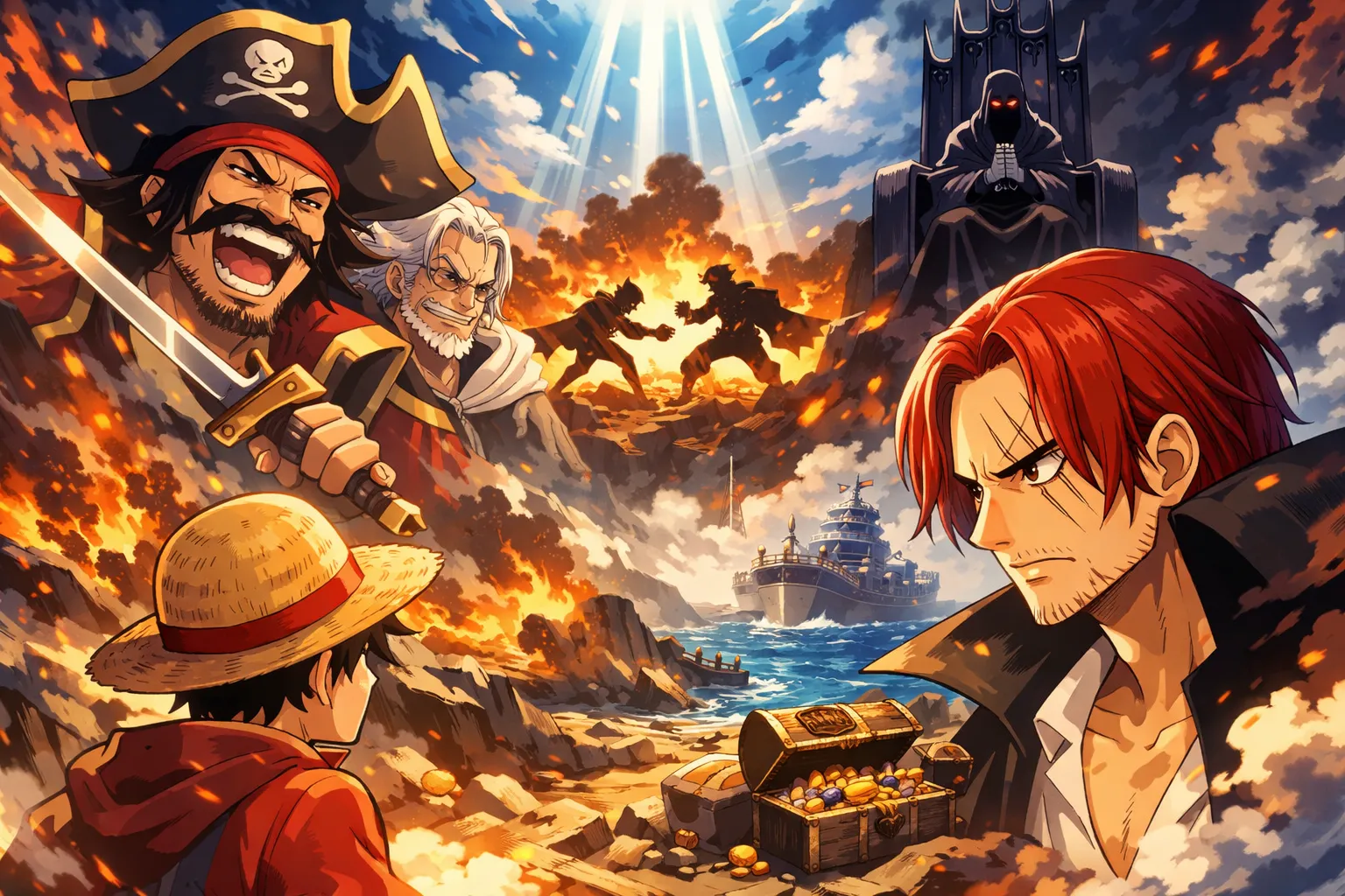 神の島での壮絶な戦闘