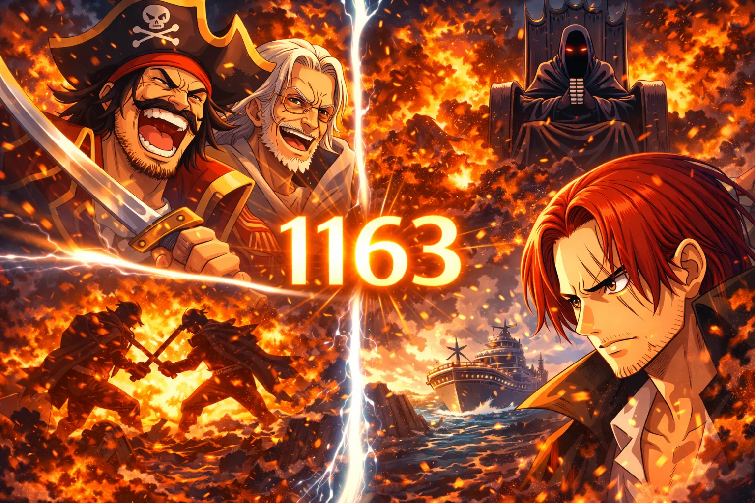 ワンピース 1163の激闘